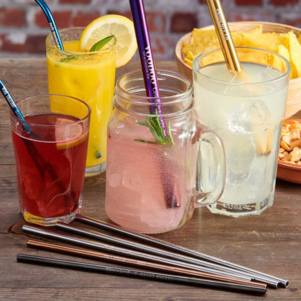 Blown Glass Straw Set, Smoothie Straw ,cocktail Party ,bar Accessories,  Evil Eye, Reusable Straws, Glass Drinking Straws, Eco Friendly Gift, 