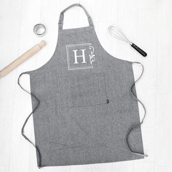 Personalised Initial Cotton Apron, 5 of 12