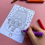 Children's Christmas Advent Colouring Cards, thumbnail 6 of 6