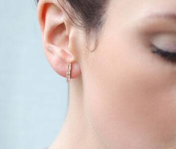 Classic Baguette Stud Earrings, 5 of 6