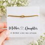 Mother Daughter Bracelet Gift For Her Knot Bracelet, thumbnail 1 of 9