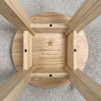 Personalised Wooden Fairy Toddler Step Stool, 10 of 10