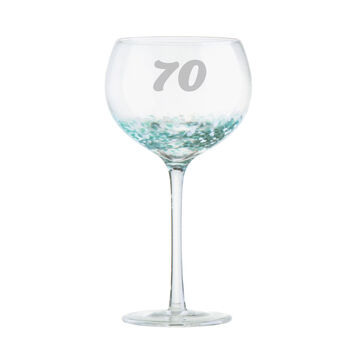 Personalised Terrazzo Style Glass Range 70th Birthday, 6 of 6