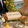 Custom Name Vinyl Sticker For Wedding Gift Boxes, thumbnail 1 of 12