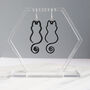 Black Cat Silhouette Fashion Earrings, thumbnail 3 of 12