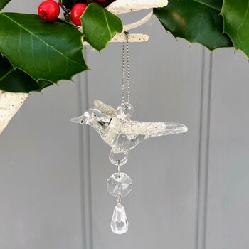Hanging Glass Bird With Droplet, 4 of 4