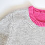 Two Colour Sweater Knitting Kit, thumbnail 3 of 9