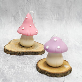 Decorative Mushroom Candles, 6 of 9