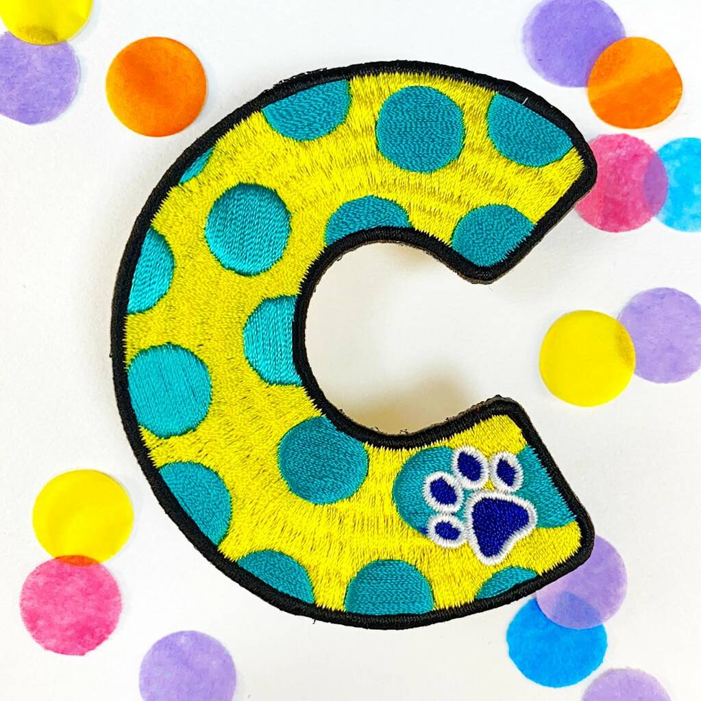 Letter C Sew On Patch, 1 of 3