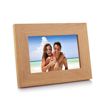 Solid Oak Personalised Photo Frame – 4x6, 4 of 6