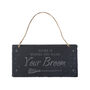 Enchanted Emporium 'Home Is Where You Hang Your Broom' Illustrated Slate Sign | Homeware | Home Decor, thumbnail 2 of 2