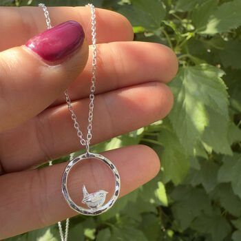 Wren Necklace, Sterling Silver, 2 of 5