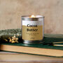 Cocoa Butter Crackle Wick Candle, Summer Inspired Fragrance, thumbnail 1 of 7