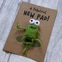Frog Crochet New Home Housewarming Card Handmade, thumbnail 11 of 12