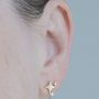 60th Birthday Star Earrings In Colours: Gold, Silver, Rose Gold, thumbnail 7 of 12