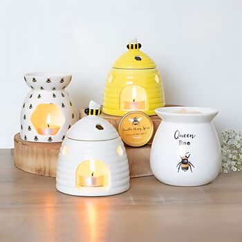 White Beehive Oil Burner, 3 of 6