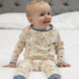 Childrens Organic Cotton Rainbow Pyjamas, thumbnail 2 of 6