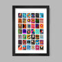 Number Ones Of The Nineties Music Poster Print, thumbnail 1 of 3