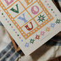 Love You Folk Art | Couples Print | Bedroom Wall Art, thumbnail 3 of 12