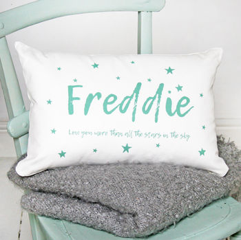 Personalised Star Name Cushion, 3 of 3