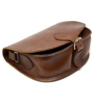 Sam Leather Saddle Bag Crossbody Shoulder Handmade Full Grain, 2 of 12