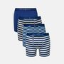 Men's 'Maritime' Four Pack Bamboo Trunks, thumbnail 1 of 12
