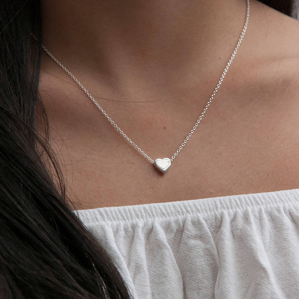 Teeny Tiny Heart Necklace By Oh So Cherished | notonthehighstreet.com