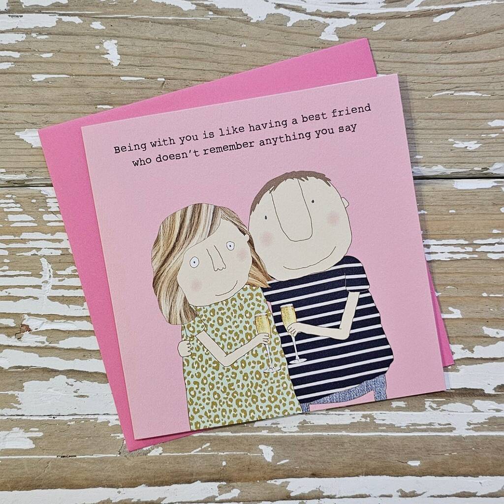 'Being With You Is…' Greetings Card By Nest Gifts