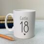 Personalised Birthday Mug With Big Age Number, thumbnail 1 of 2