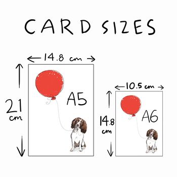 Personalised Springer Spaniel Happy Valentine's Card, 2 of 2