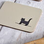 Cat Coasters, Set Of Four, thumbnail 9 of 10