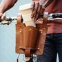 Leather Coffee Cup Holder For Bikes, thumbnail 1 of 6