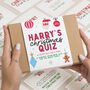 Personalised Christmas Quiz Party Game, Stocking Filler, thumbnail 1 of 4