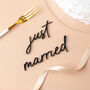 Just Married Cake Charm Set, thumbnail 2 of 4