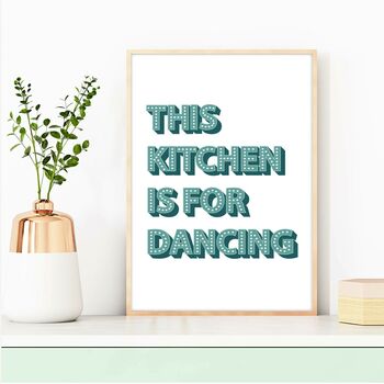 Kitchen Dancing Print, 6 of 10