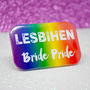 Lesbihen Bride Pride Gay Lesbian Hen Party Badges, thumbnail 1 of 8