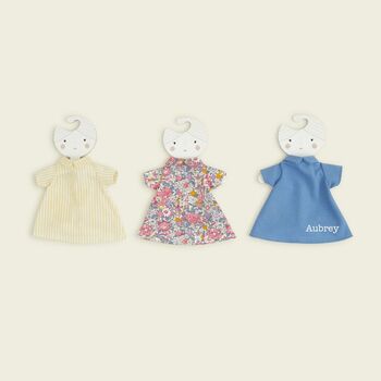 Personalised My 1st Doll Dresses Three Pack, 3 of 6