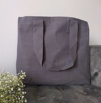 Linen Tote Shopping Bag, 5 of 12