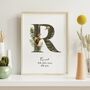 Personalised Woodland Baby Birth Print, thumbnail 1 of 7