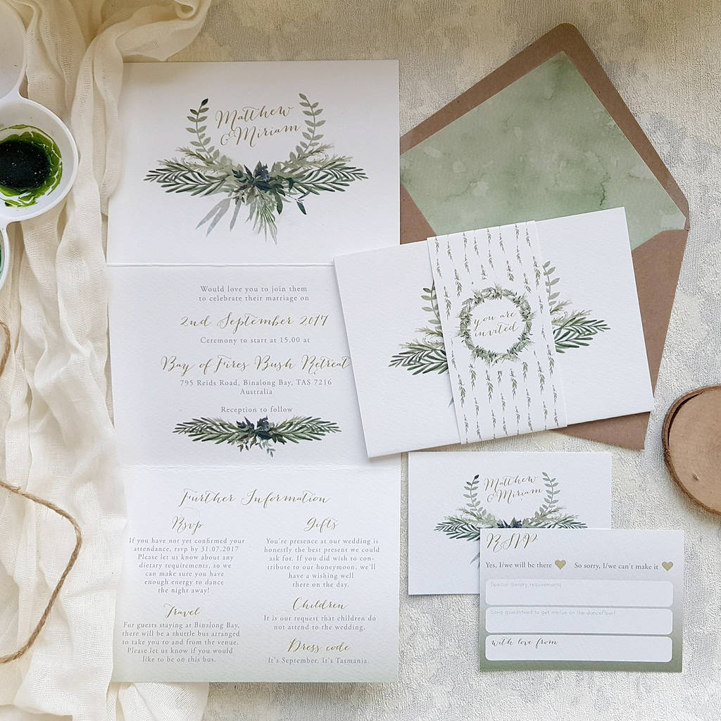 Fold Out Wedding Invitations 8