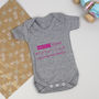 'Happy First Father's Day' Babygrow, thumbnail 3 of 6