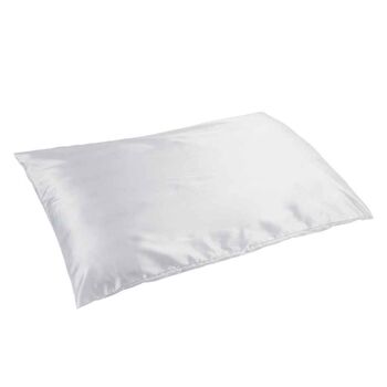 White Satin Smooth Beauty Pillowcase, 2 of 4