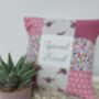 Special Friend Cushion Purple Bees And Flowers, thumbnail 4 of 12