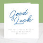 Bloomin' Brilliant Good Luck Card, thumbnail 2 of 4