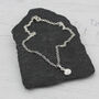 Sterling Silver Cornish Shell Charm Anklet, thumbnail 3 of 5