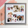 Personalised Silver Wedding Anniversary Photo Collage, thumbnail 2 of 8