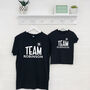Team Surname Personalised Parent And Child Set, thumbnail 5 of 6