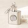 80th Birthday 1946 Sixpence Mini Hipflask Keyring, thumbnail 2 of 6