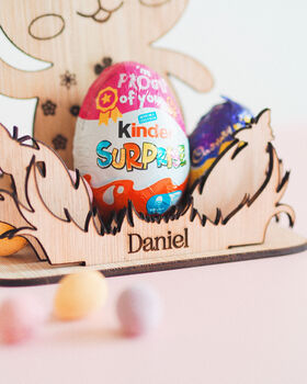 Personalised Easter Bunny Egg Holder, 8 of 10