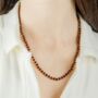 Black Golden Crystal Pearl Choker Necklace, thumbnail 4 of 4